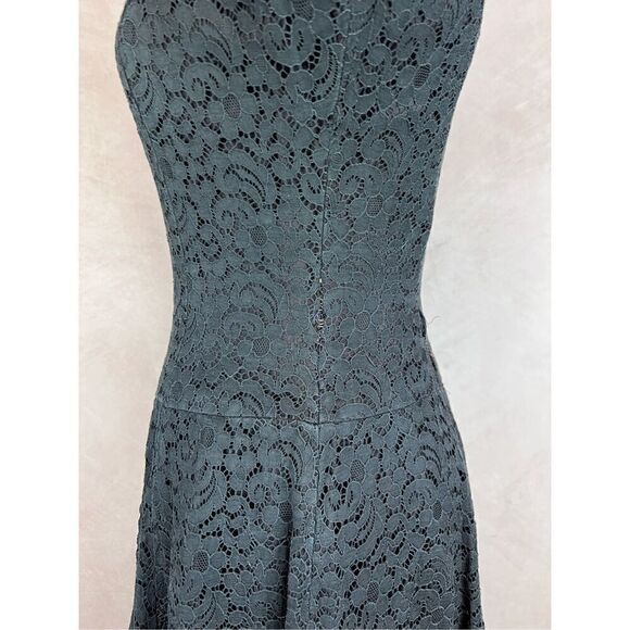 Vintage 1950s Black Lace Dress - Wounded - Picture 5 of 13